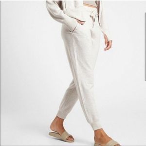 ATHLETA Balance Jogger In Toasted Brown Heather Size Large